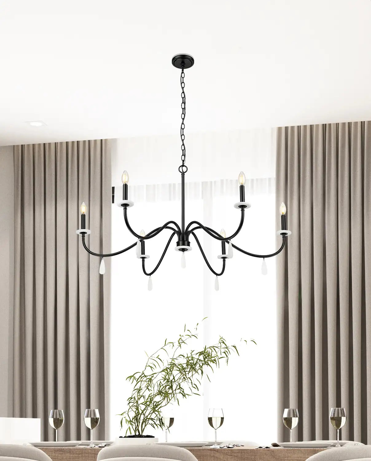 Z-LITE, TOUSSANT CHANDELIER, CHANDELIER LIGHT