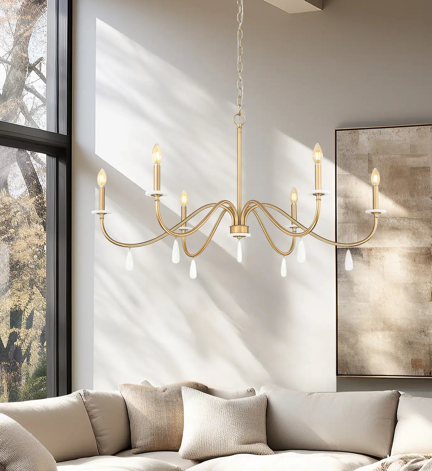Z-LITE, TOUSSANT CHANDELIER, CHANDELIER LIGHT