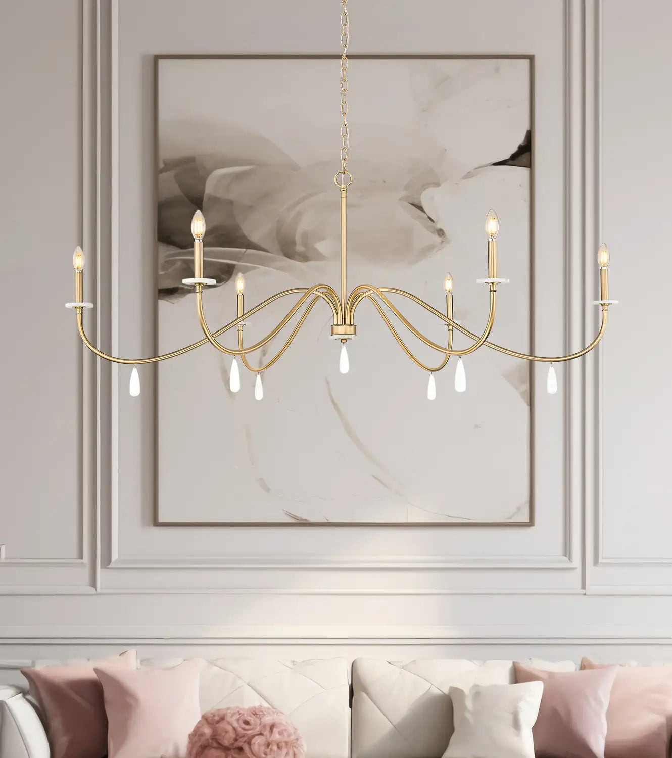 Z-LITE, TOUSSANT CHANDELIER, CHANDELIER LIGHT