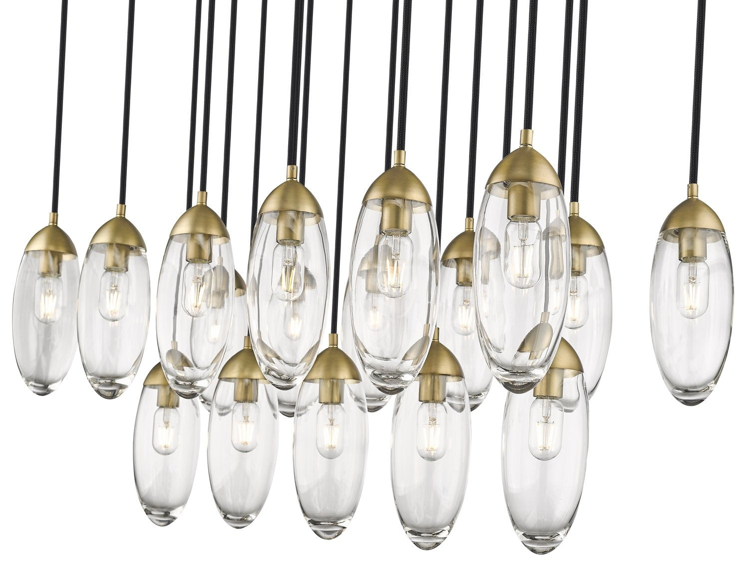 Z-LITE, ARDEN LINEAR CHANDELIER, LINEAR LIGHT