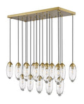 Z-LITE, ARDEN LINEAR CHANDELIER, LINEAR LIGHT