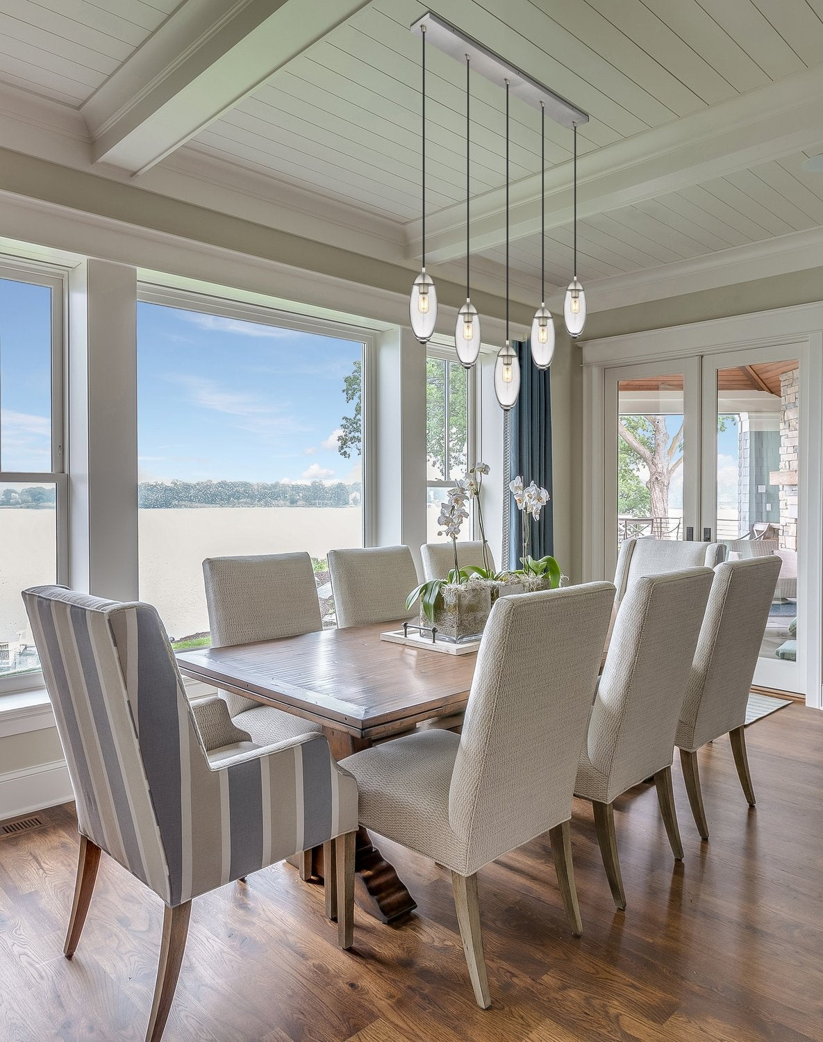 Z-LITE, ARDEN LINEAR CHANDELIER, LINEAR LIGHT