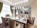 Z-LITE, ARDEN LINEAR CHANDELIER, LINEAR LIGHT