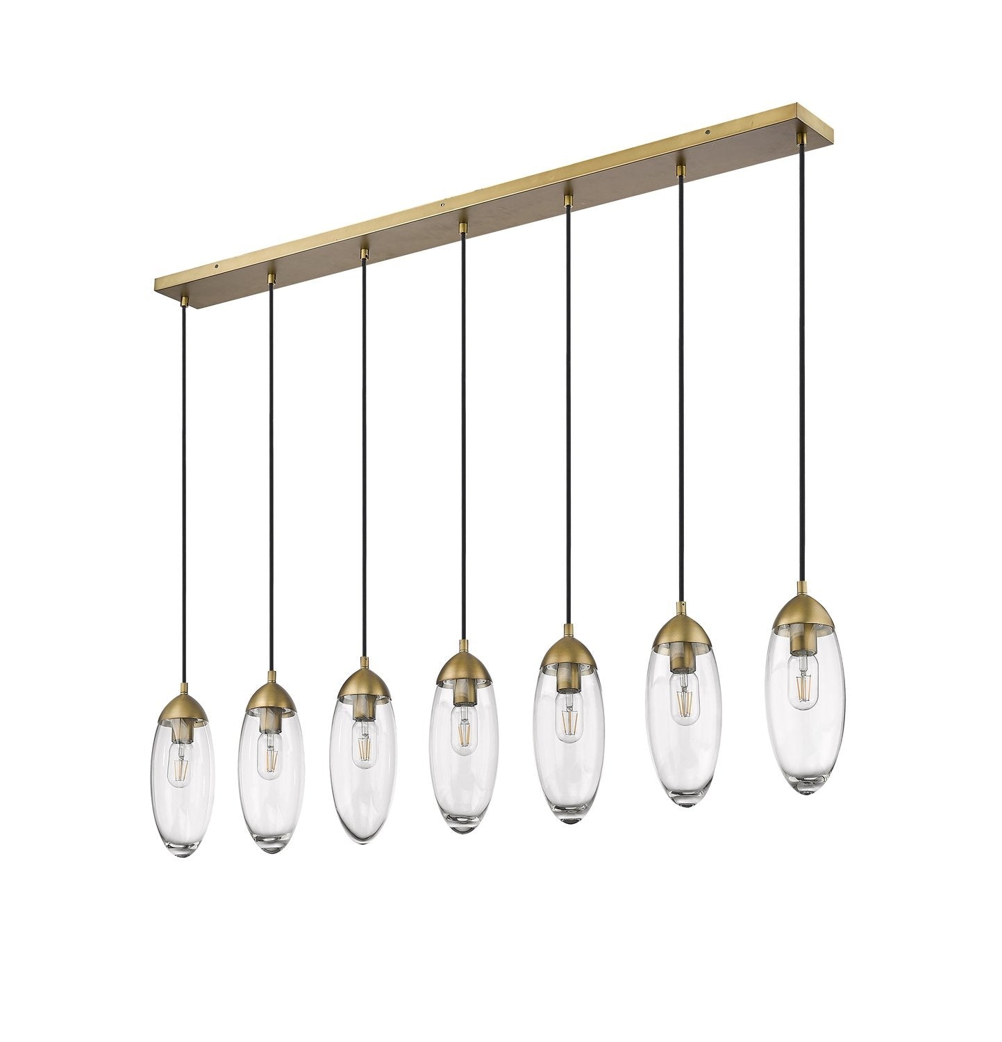 Z-LITE, ARDEN LINEAR CHANDELIER, LINEAR LIGHT