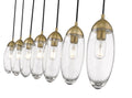 Z-LITE, ARDEN LINEAR CHANDELIER, LINEAR LIGHT