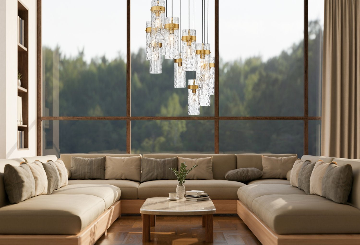 Z-LITE, FONTAINE CHANDELIER, CHANDELIER LIGHT