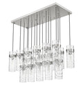 Z-LITE, FONTAINE LINEAR CHANDELIER, LINEAR LIGHT