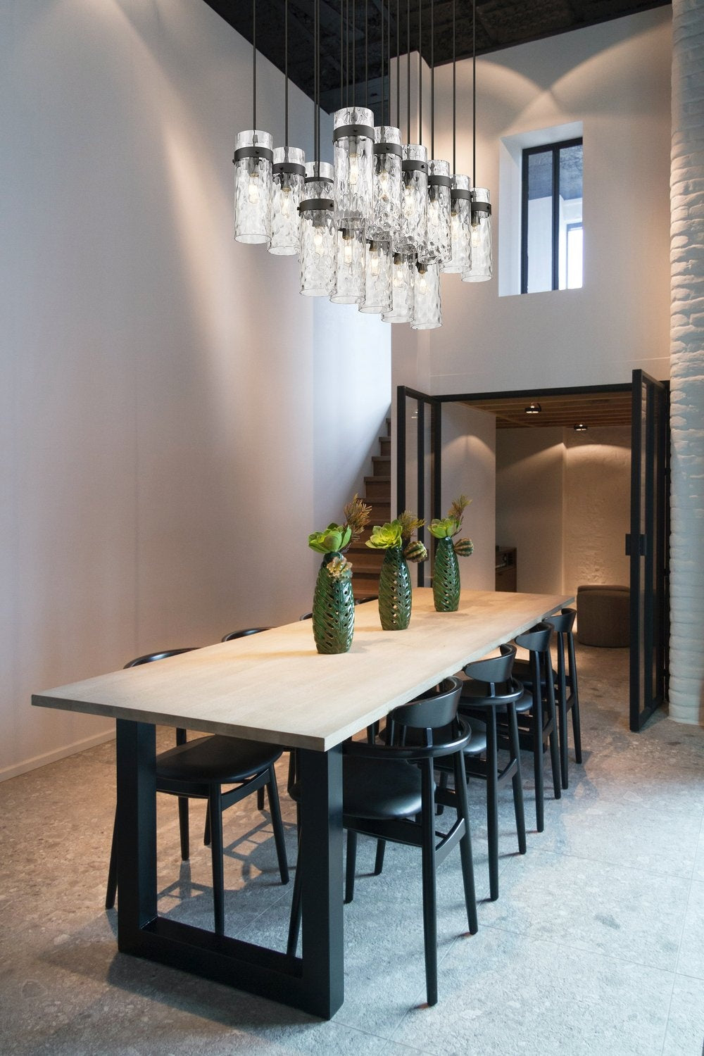 Z-LITE, FONTAINE LINEAR CHANDELIER, LINEAR LIGHT