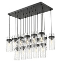 Z-LITE, FONTAINE LINEAR CHANDELIER, LINEAR LIGHT