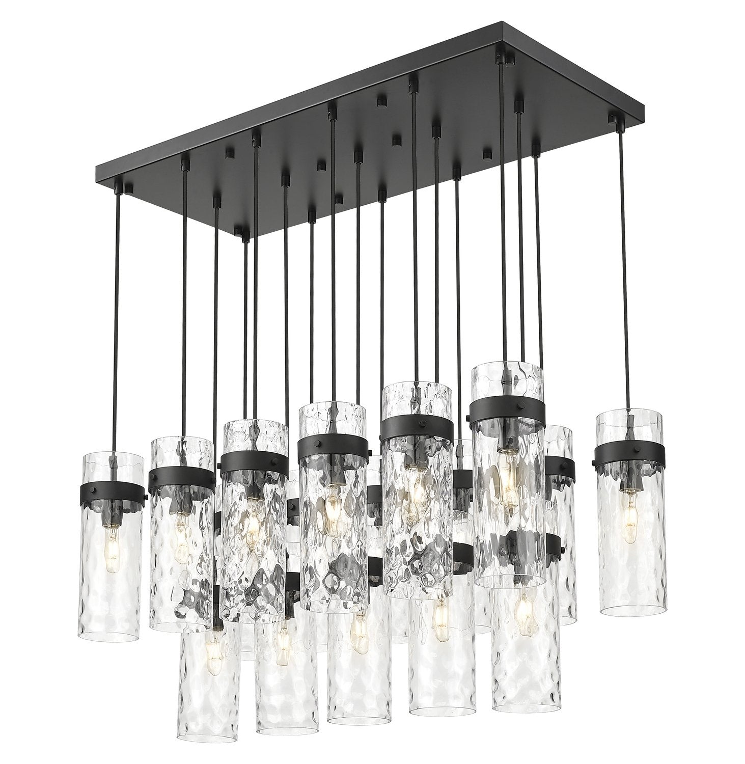 Z-LITE, FONTAINE LINEAR CHANDELIER, LINEAR LIGHT