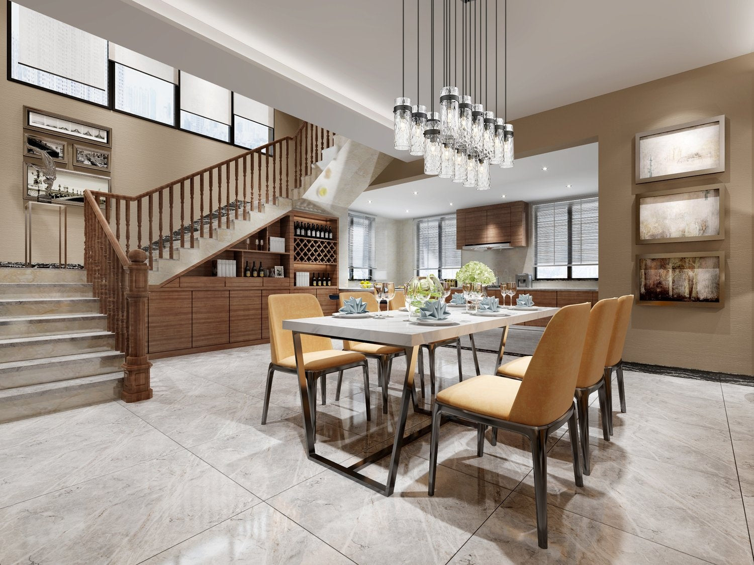 Z-LITE, FONTAINE LINEAR CHANDELIER, LINEAR LIGHT