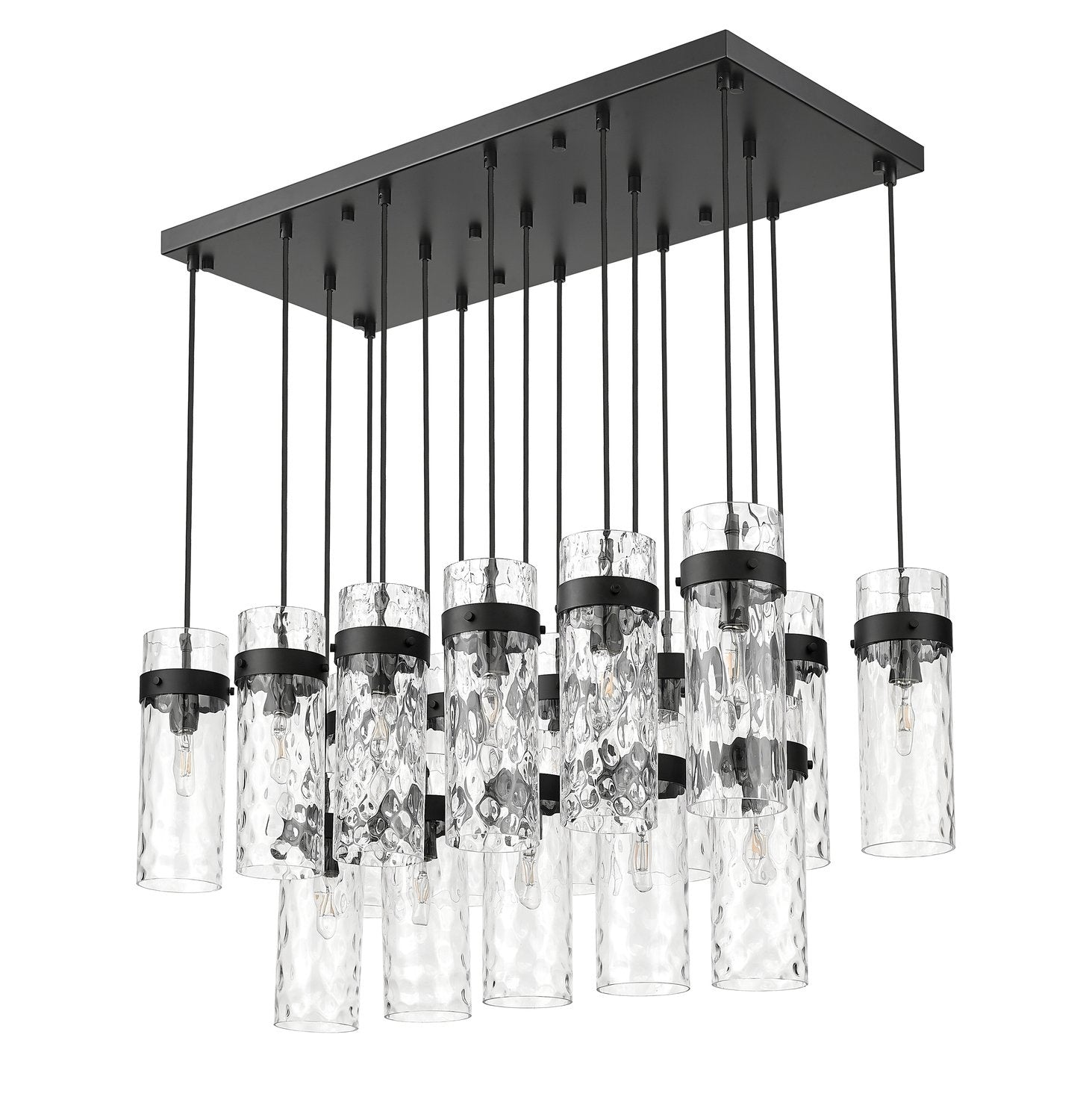 Z-LITE, FONTAINE LINEAR CHANDELIER, LINEAR LIGHT
