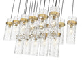 Z-LITE, FONTAINE LINEAR CHANDELIER, LINEAR LIGHT