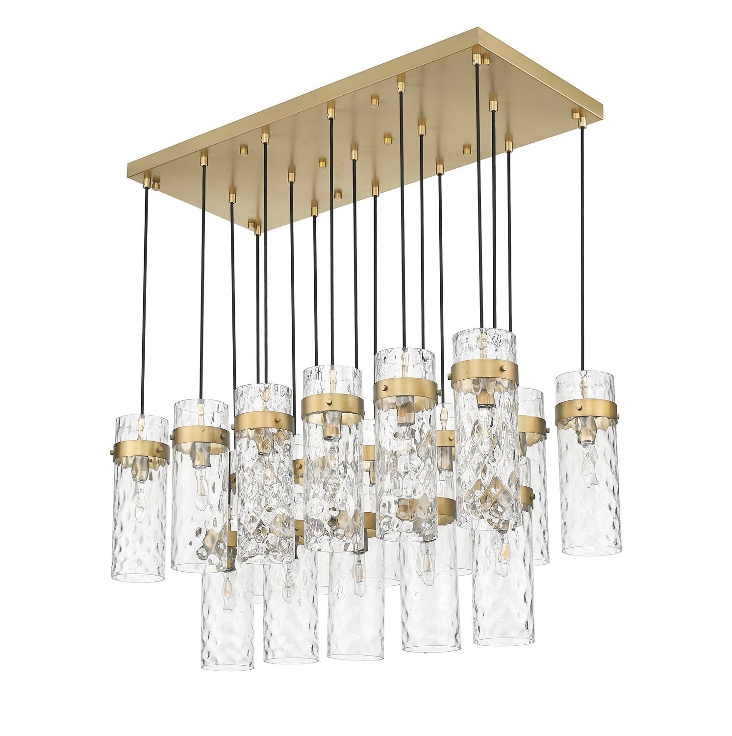 Z-LITE, FONTAINE LINEAR CHANDELIER, LINEAR LIGHT