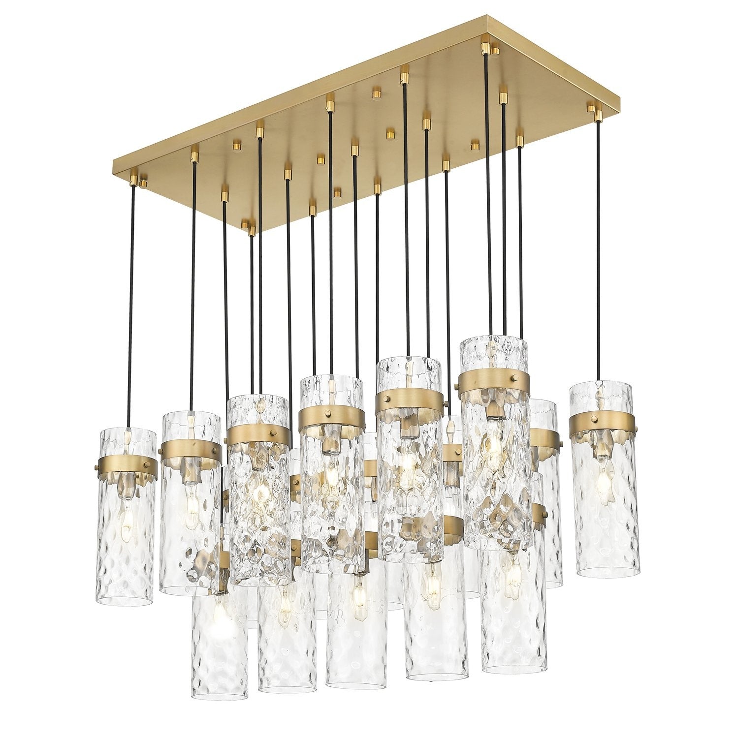 Z-LITE, FONTAINE LINEAR CHANDELIER, LINEAR LIGHT
