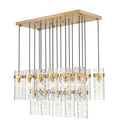 Z-LITE, FONTAINE LINEAR CHANDELIER, LINEAR LIGHT