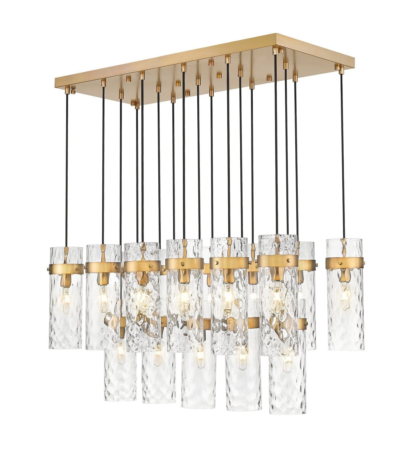 Z-LITE, FONTAINE LINEAR CHANDELIER, LINEAR LIGHT