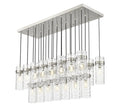 Z-LITE, FONTAINE LINEAR CHANDELIER, LINEAR LIGHT