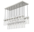 Z-LITE, FONTAINE LINEAR CHANDELIER, LINEAR LIGHT