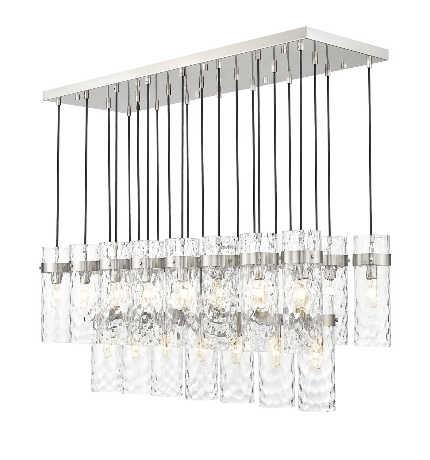 Z-LITE, FONTAINE LINEAR CHANDELIER, LINEAR LIGHT