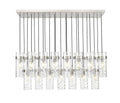 Z-LITE, FONTAINE LINEAR CHANDELIER, LINEAR LIGHT