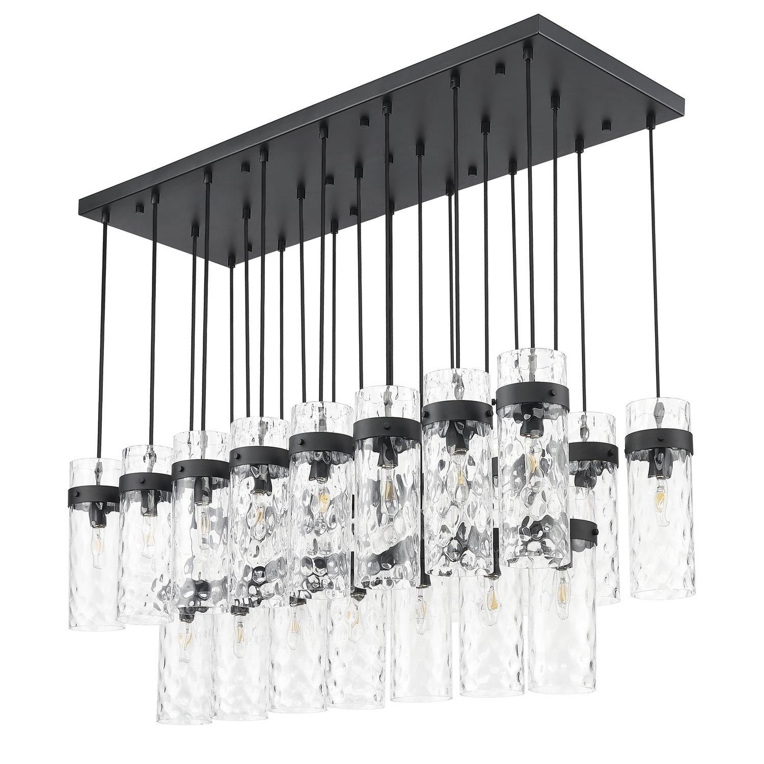 Z-LITE, FONTAINE LINEAR CHANDELIER, LINEAR LIGHT