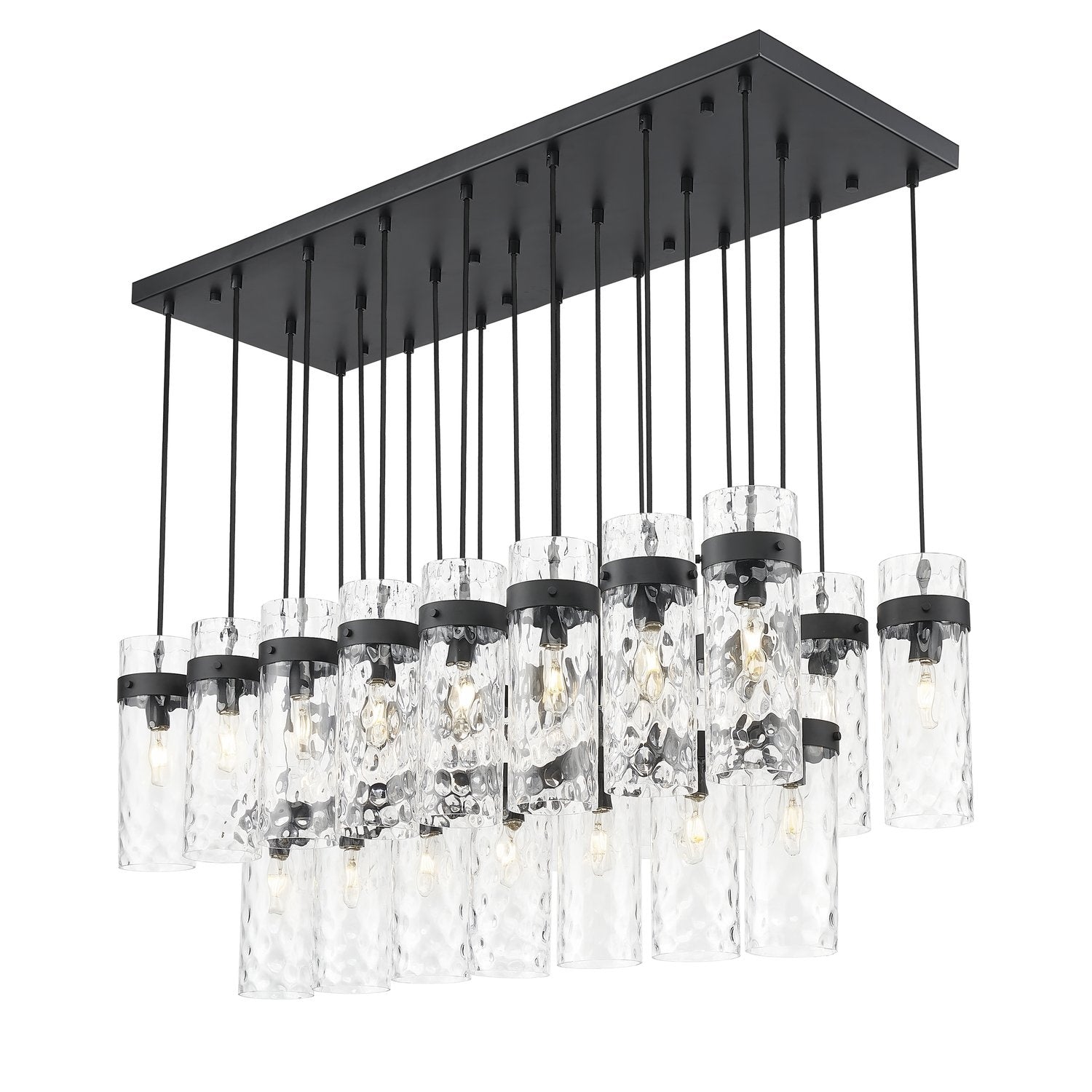 Z-LITE, FONTAINE LINEAR CHANDELIER, LINEAR LIGHT
