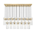 Z-LITE, FONTAINE LINEAR CHANDELIER, LINEAR LIGHT
