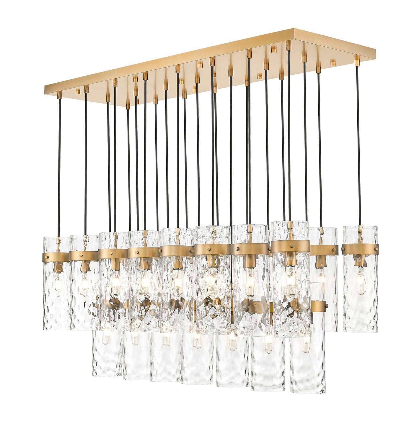 Z-LITE, FONTAINE LINEAR CHANDELIER, LINEAR LIGHT
