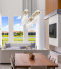 Z-LITE, FONTAINE LINEAR CHANDELIER, LINEAR LIGHT