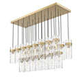 Z-LITE, FONTAINE LINEAR CHANDELIER, LINEAR LIGHT