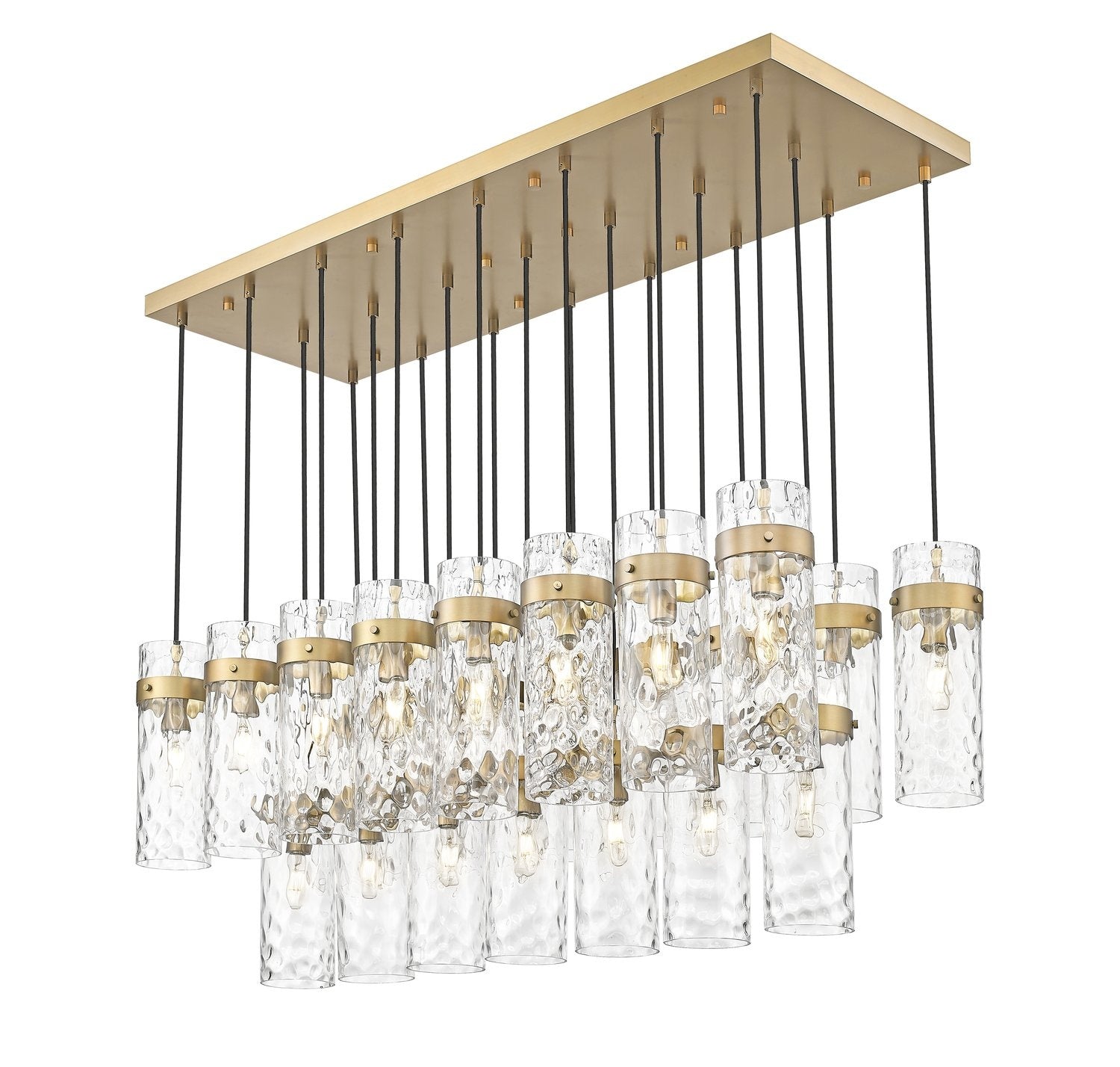 Z-LITE, FONTAINE LINEAR CHANDELIER, LINEAR LIGHT