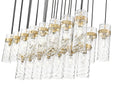 Z-LITE, FONTAINE LINEAR CHANDELIER, LINEAR LIGHT