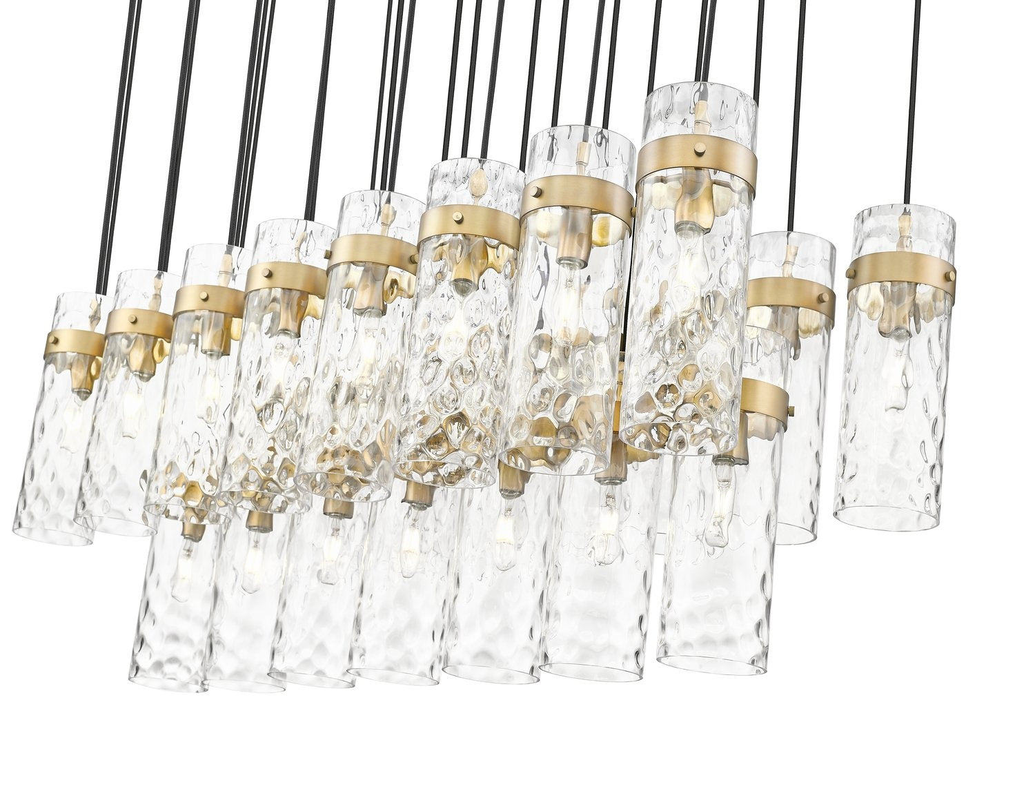 Z-LITE, FONTAINE LINEAR CHANDELIER, LINEAR LIGHT