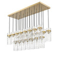 Z-LITE, FONTAINE LINEAR CHANDELIER, LINEAR LIGHT