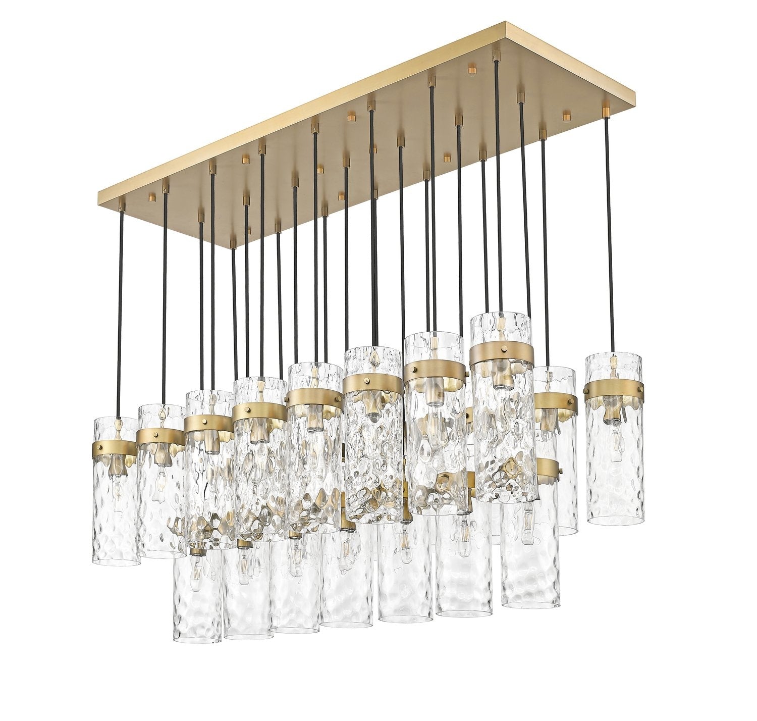 Z-LITE, FONTAINE LINEAR CHANDELIER, LINEAR LIGHT