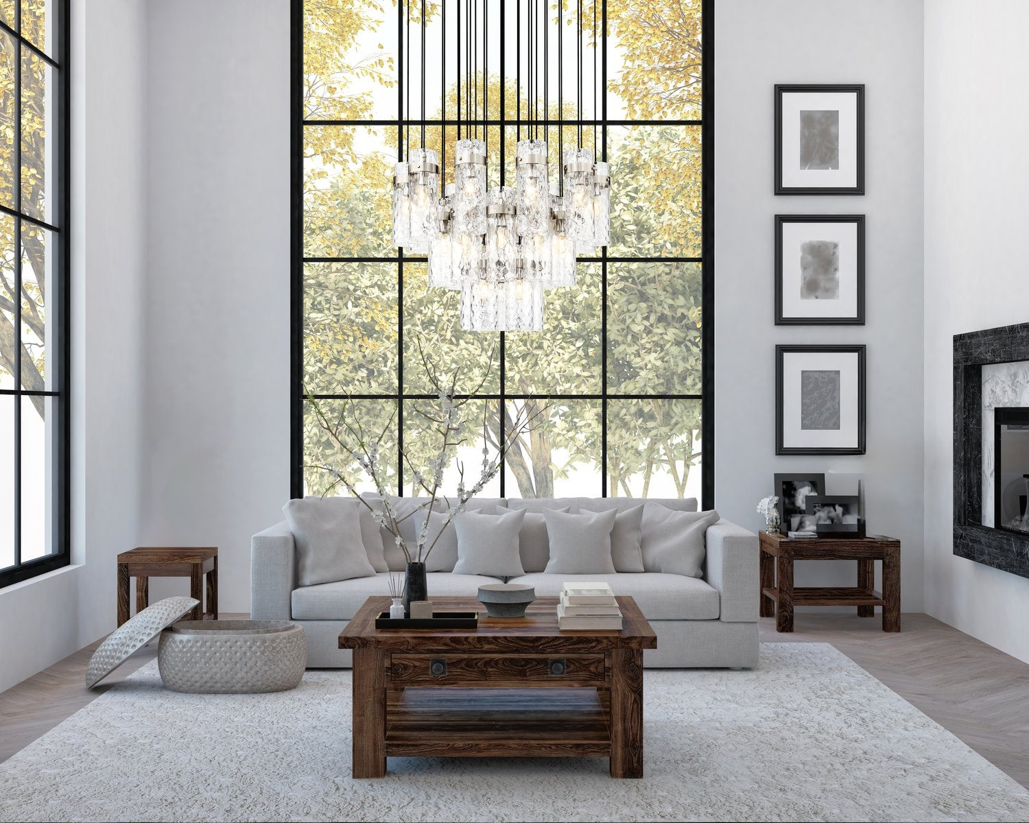 Z-LITE, FONTAINE CHANDELIER, CHANDELIER LIGHT