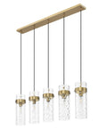 Z-LITE, FONTAINE LINEAR CHANDELIER, LINEAR LIGHT
