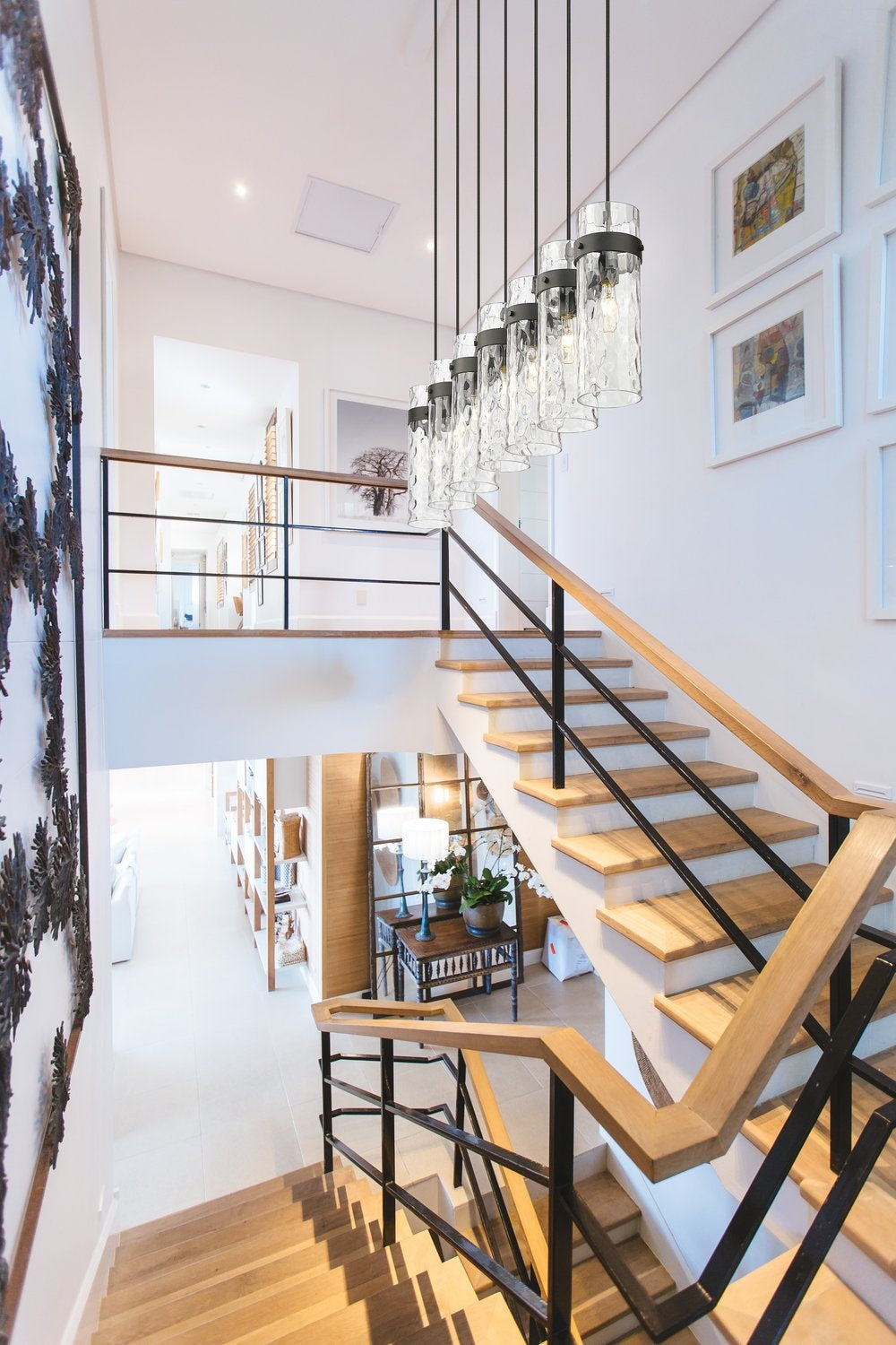 Z-LITE, FONTAINE LINEAR CHANDELIER, LINEAR LIGHT