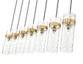 Z-LITE, FONTAINE LINEAR CHANDELIER, LINEAR LIGHT