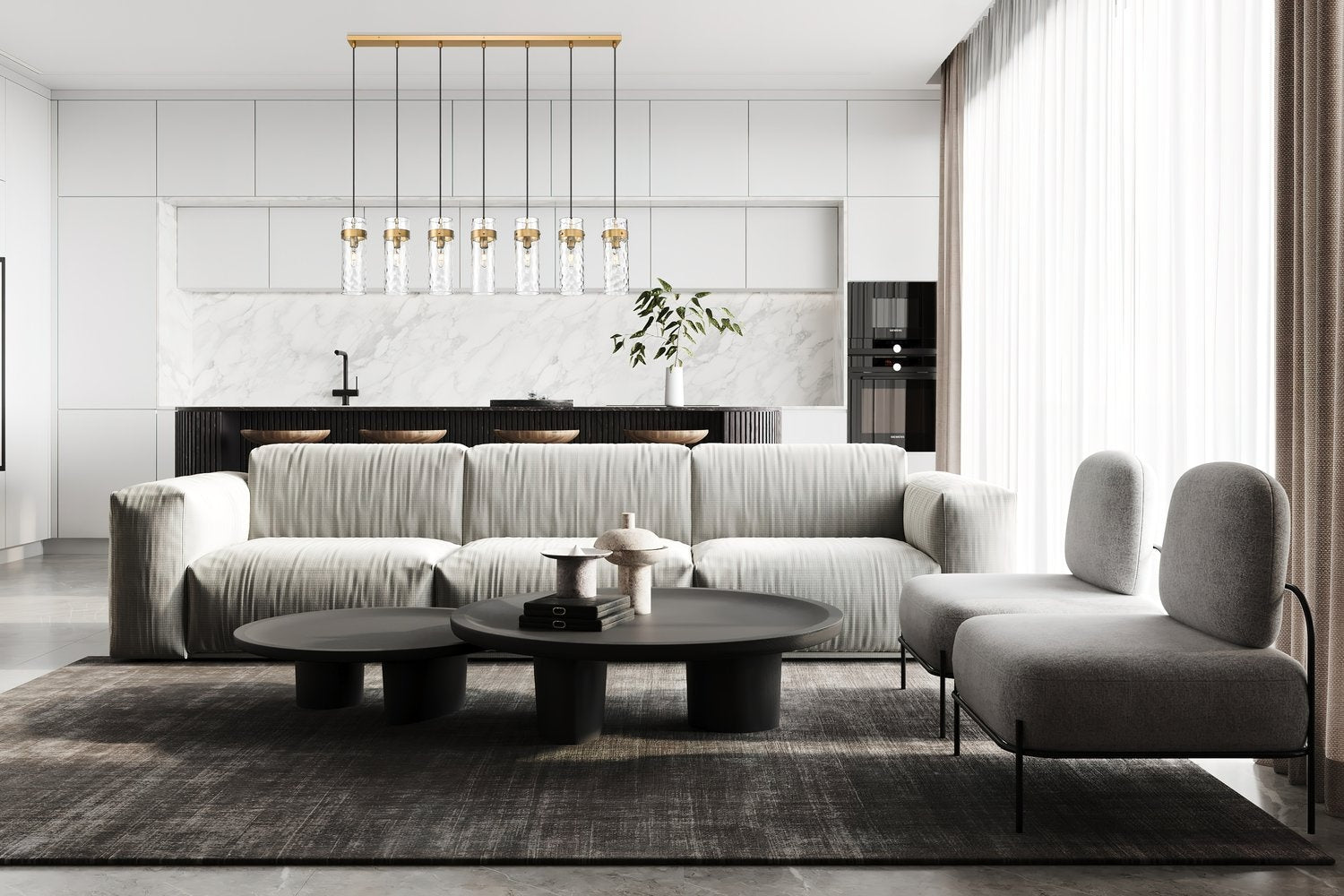 Z-LITE, FONTAINE LINEAR CHANDELIER, LINEAR LIGHT