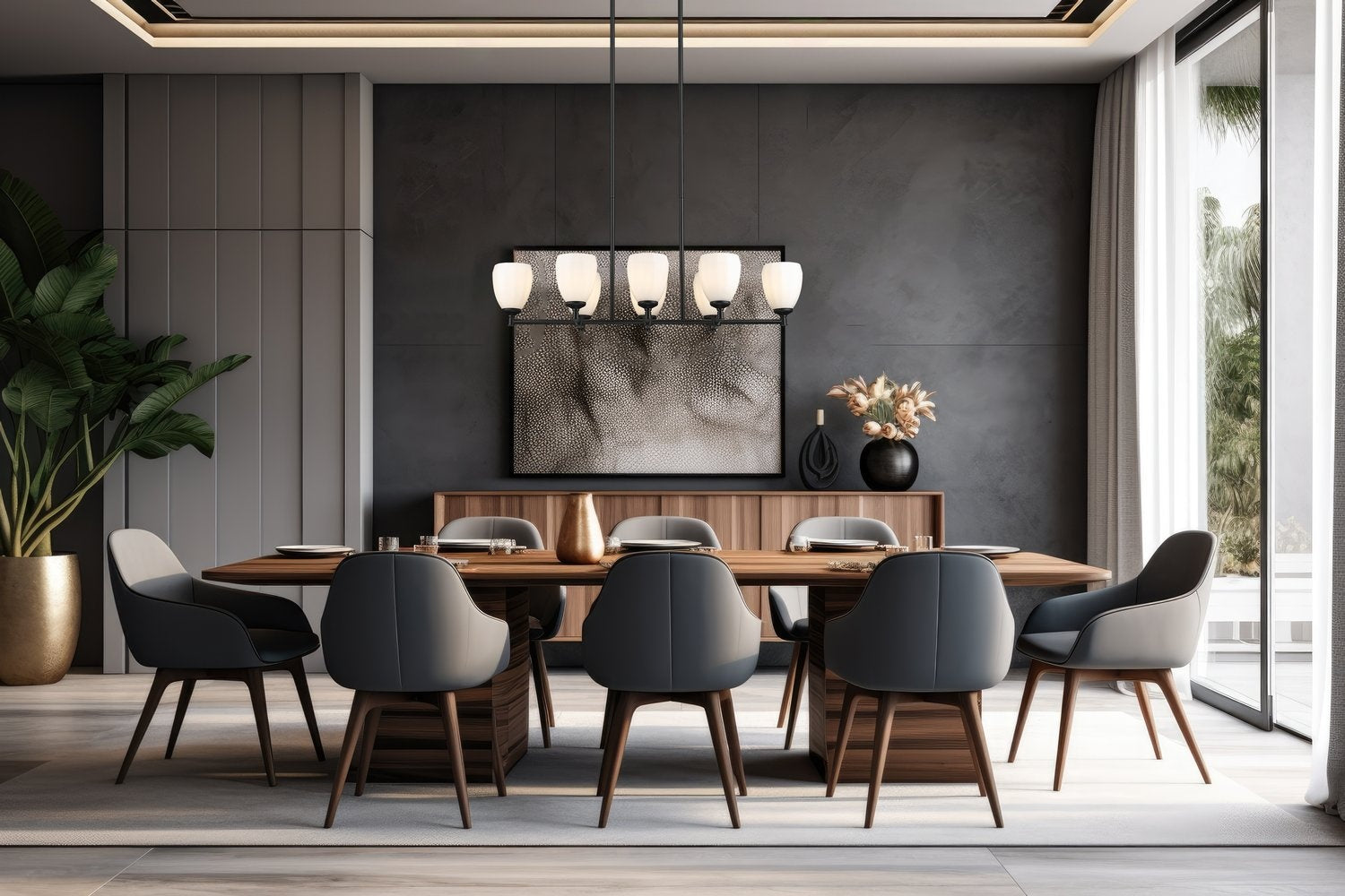 Z-LITE, OREN LINEAR CHANDELIER, LINEAR LIGHT