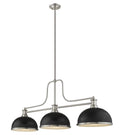 Z-LITE, MELANGE 3 LIGHT BILLIARD, LINEAR LIGHT