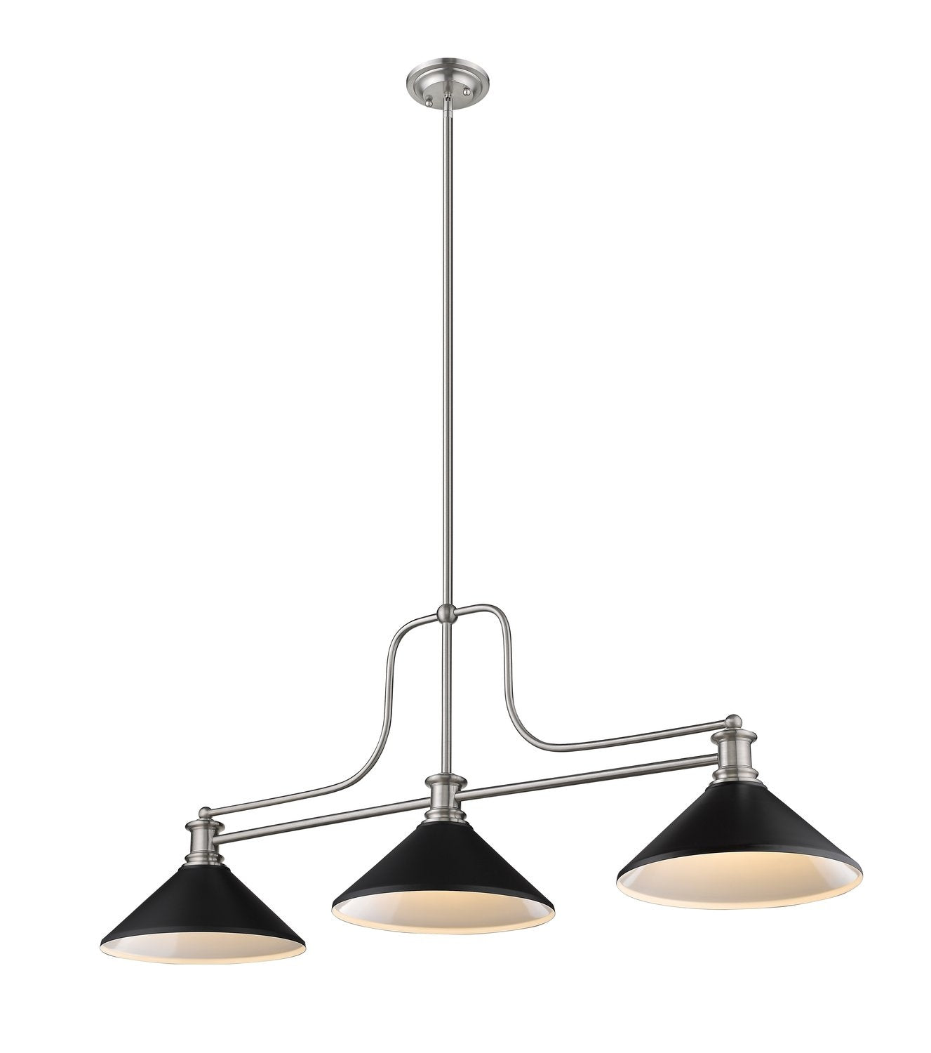 Z-LITE, MELANGE 3 LIGHT BILLIARD, LINEAR LIGHT