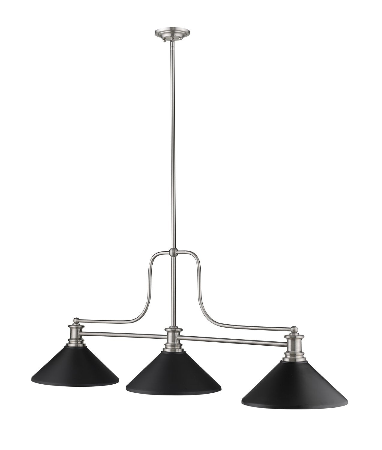 Z-LITE, MELANGE 3 LIGHT BILLIARD, LINEAR LIGHT