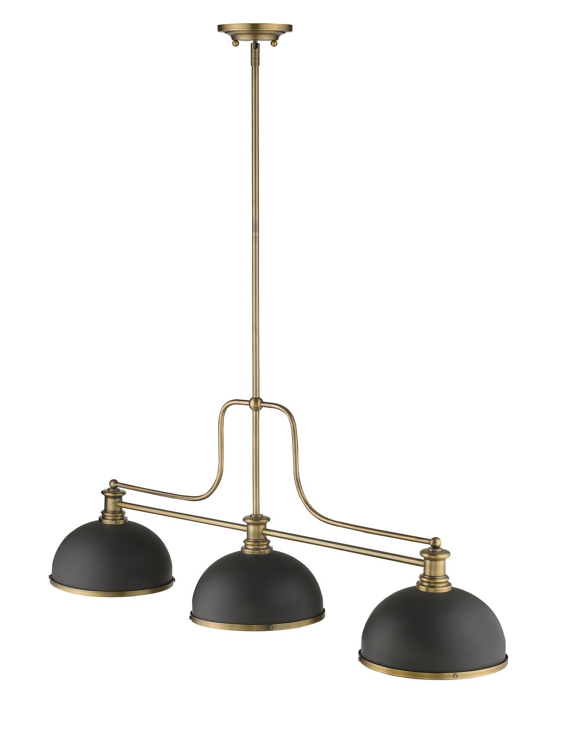 Z-LITE, MELANGE 3 LIGHT BILLIARD, LINEAR LIGHT