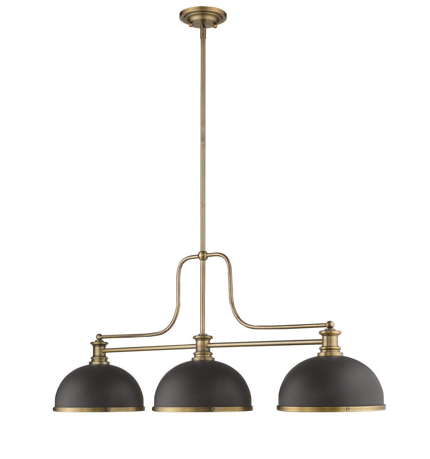 Z-LITE, MELANGE 3 LIGHT BILLIARD, LINEAR LIGHT
