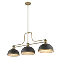 Z-LITE, MELANGE 3 LIGHT BILLIARD, LINEAR LIGHT