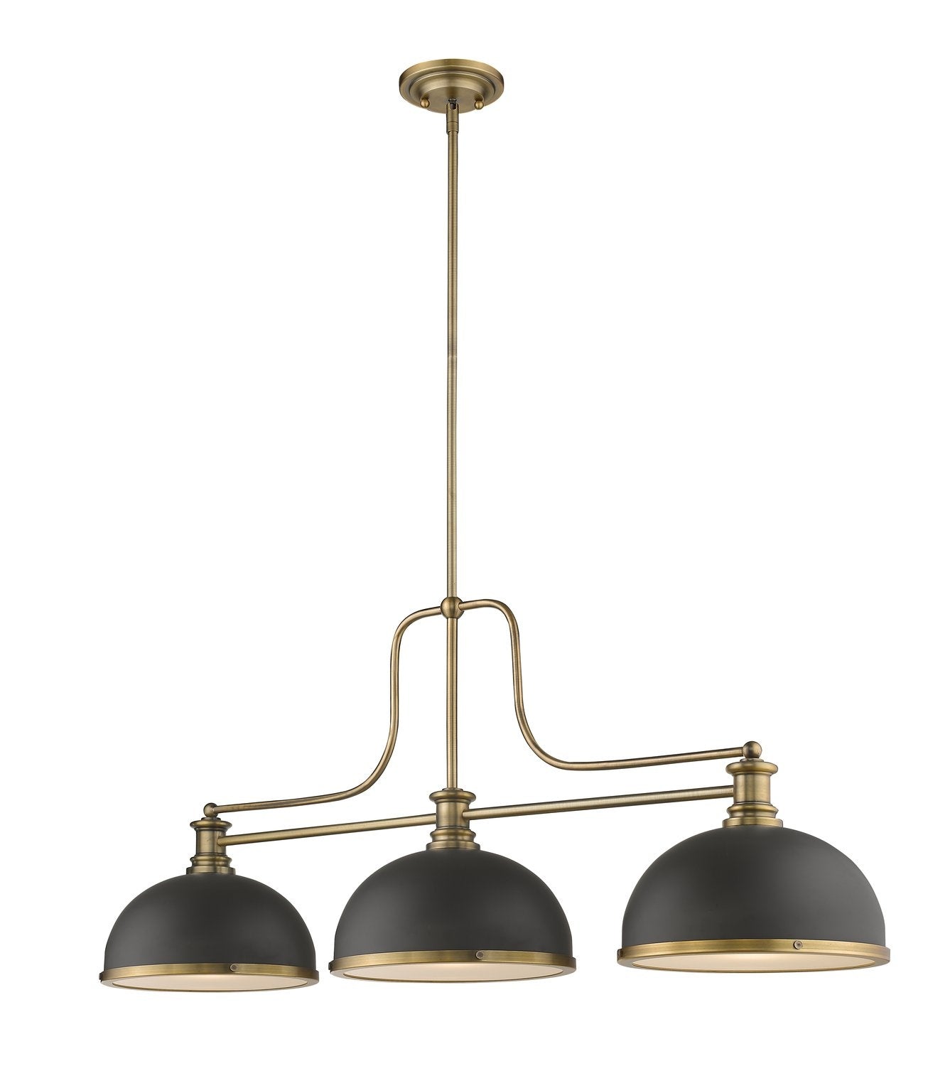 Z-LITE, MELANGE 3 LIGHT BILLIARD, LINEAR LIGHT