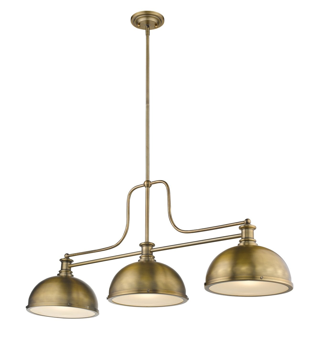 Z-LITE, MELANGE 3 LIGHT BILLIARD, LINEAR LIGHT